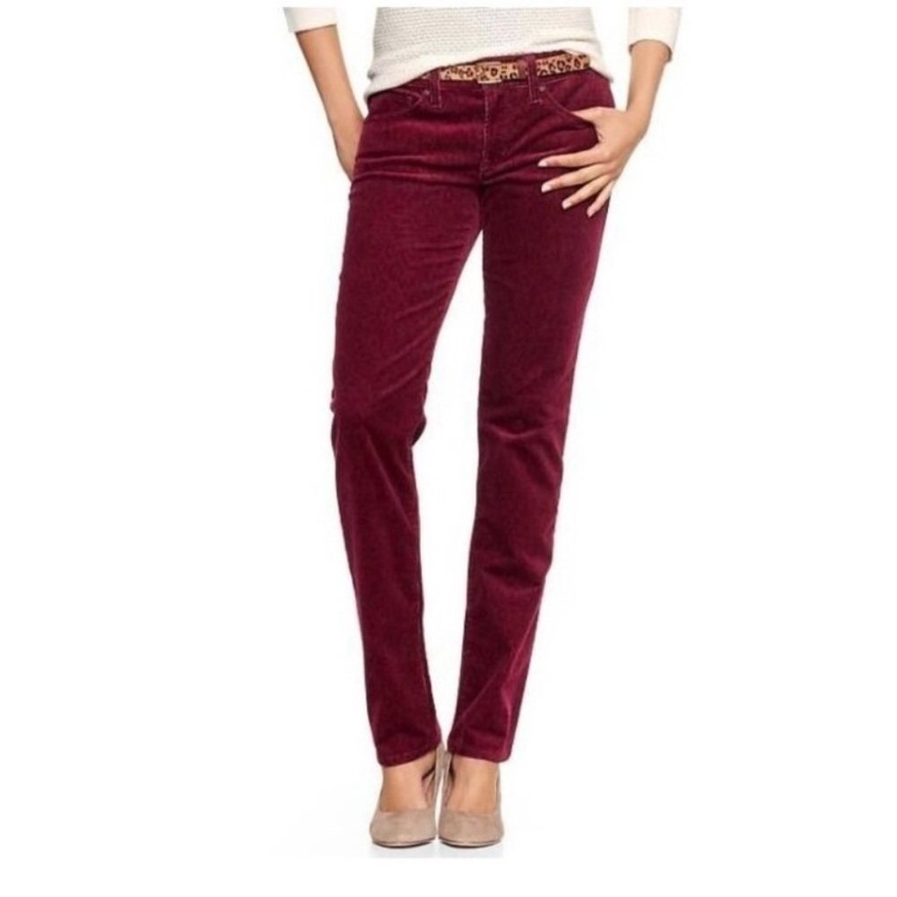 LIKE NEW Gap Real Straight Animal Print Corduroy Jean